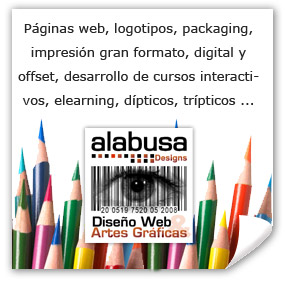 alabusa designs - diseño web y artes gráficas Madrid